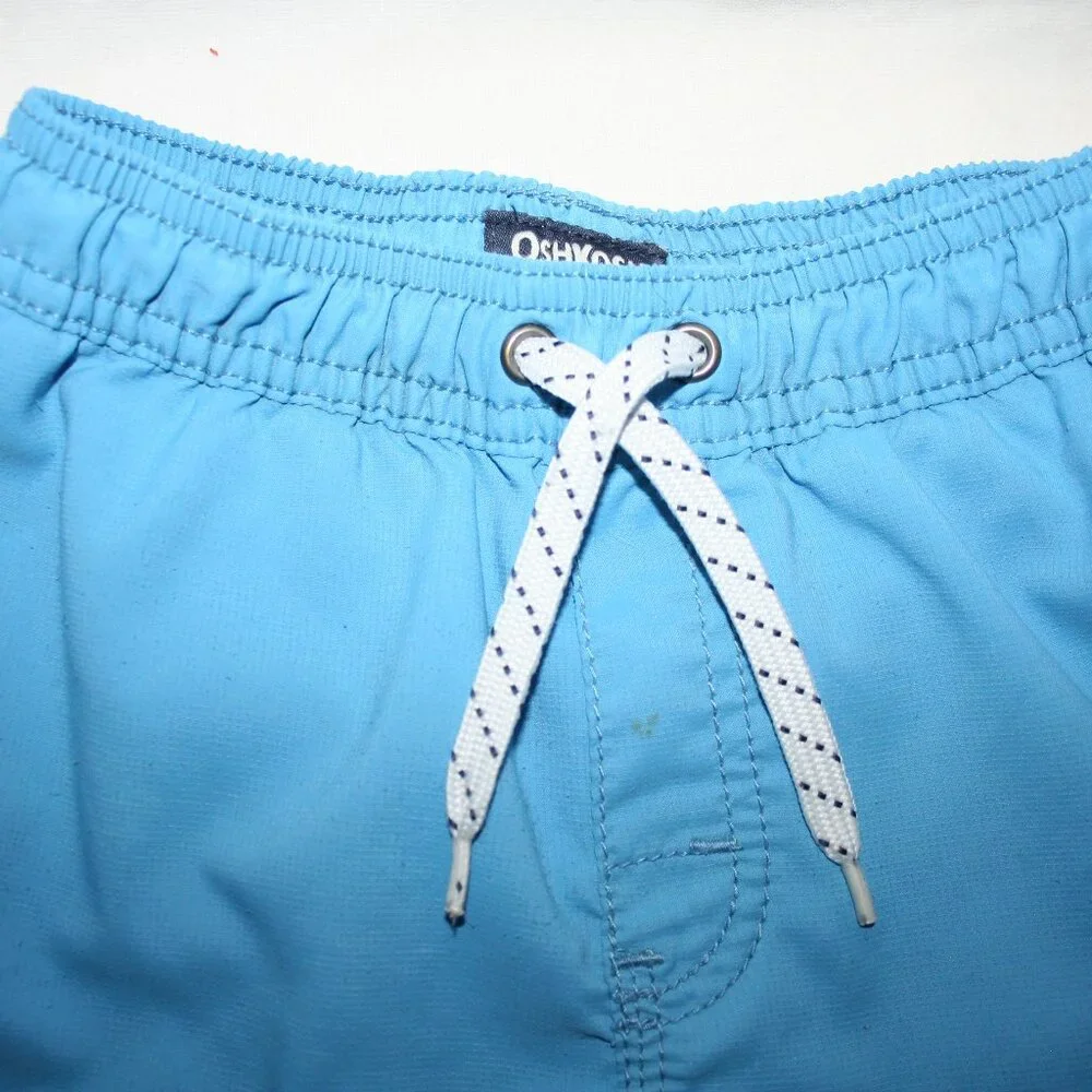 BOYS 5T OSH KOSH PLAY SHORTS QUICK DRY SUMMER BOTTOMS w REAL POCKETS DRAWSTRING